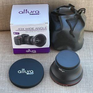 Altura Camera Lens MC HD 0.43X Wide Angle Lens 52mm Compatible with all Brand